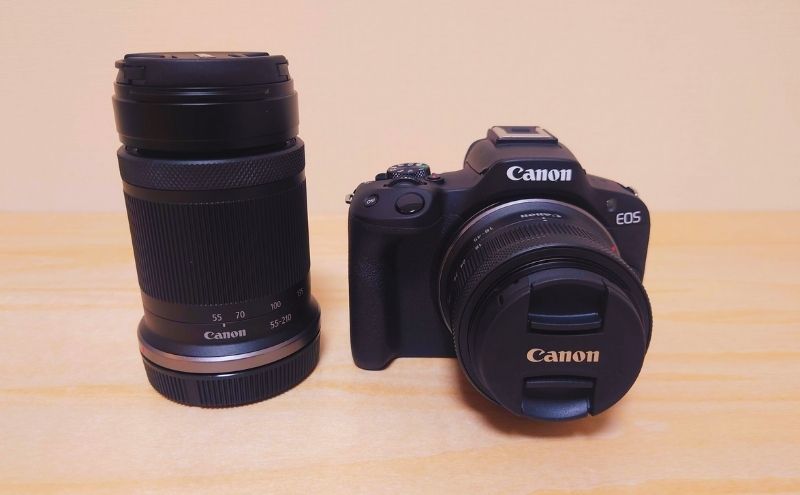 Canon EOS R50：レンズ装着