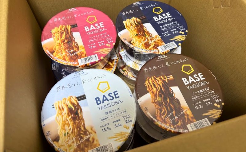 ベースフード公式サイト:ベース焼きそばを全種類購入できる