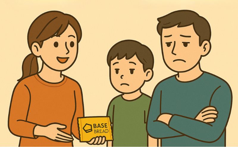 ベースブレッドに対する家族の反応や周囲の認知度は?