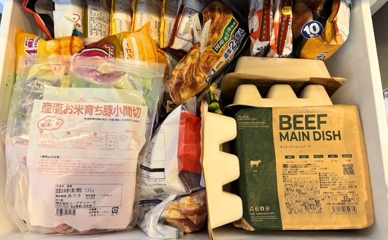 ナッシュ(nosh)の保存方法は冷凍庫