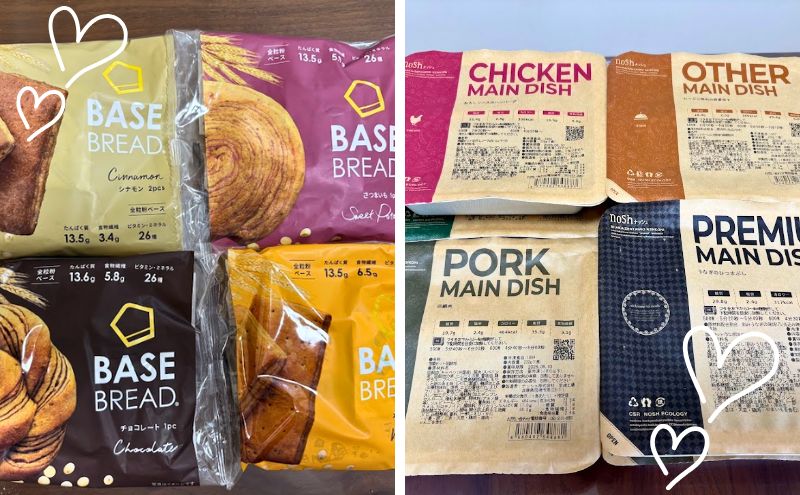 ベースブレッドとnoshの併用もおすすめ