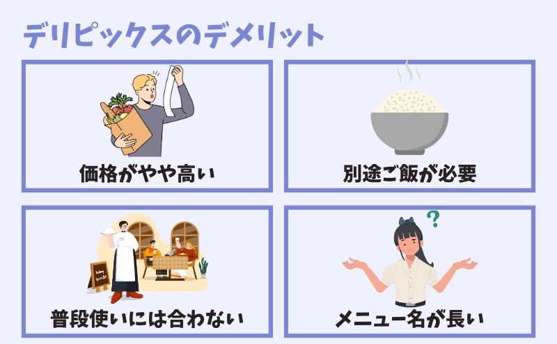 デリピックスのデメリット4選