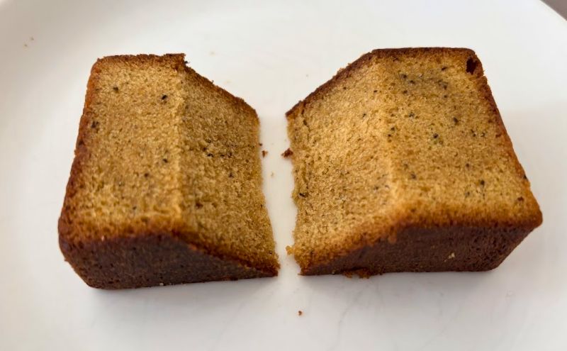 ベースパウンドケーキの中には何もはいっていない