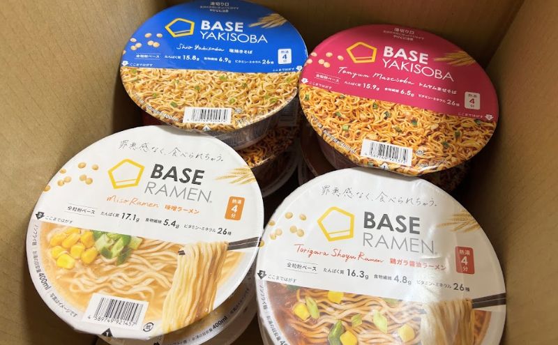 ベース焼きそばとベースラーメンの保存方法/賞味期限