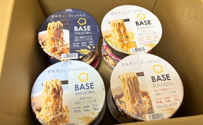 ベース焼きそばとベースラーメンの保存方法/賞味期限