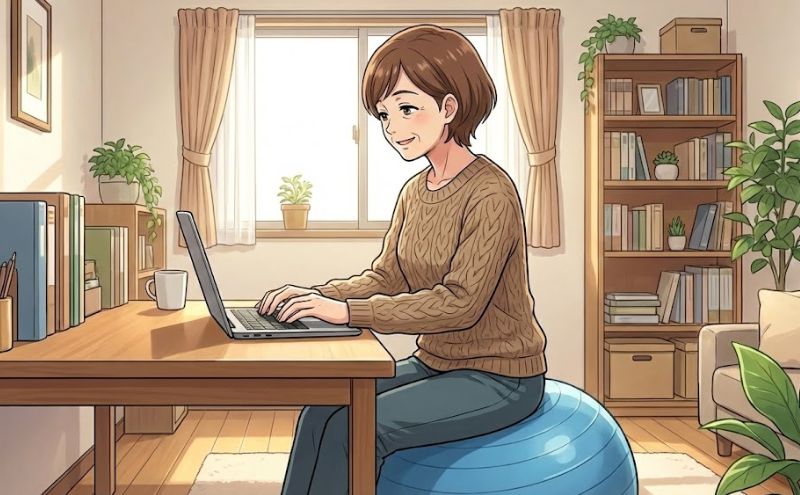 レベル1:デスクワーク中にできるながら活動