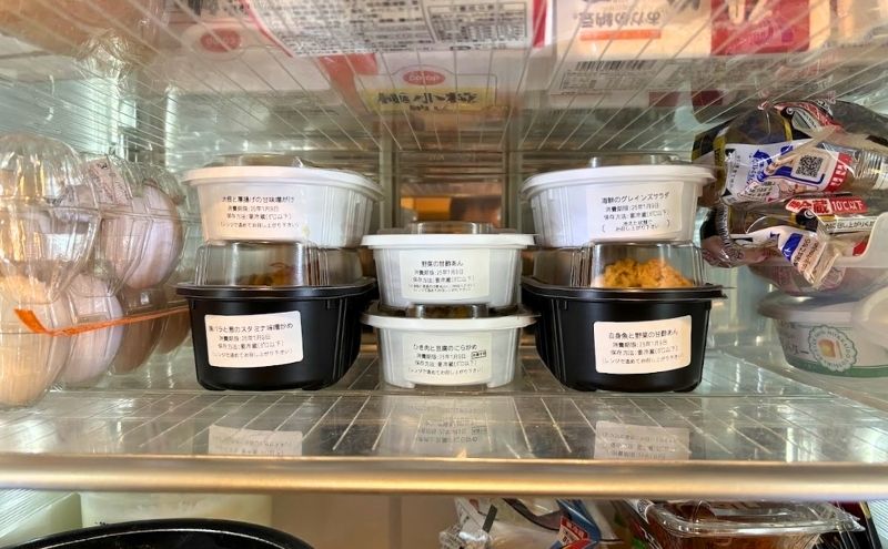 つくりおき.jpなら冷凍庫のスペースをとらない