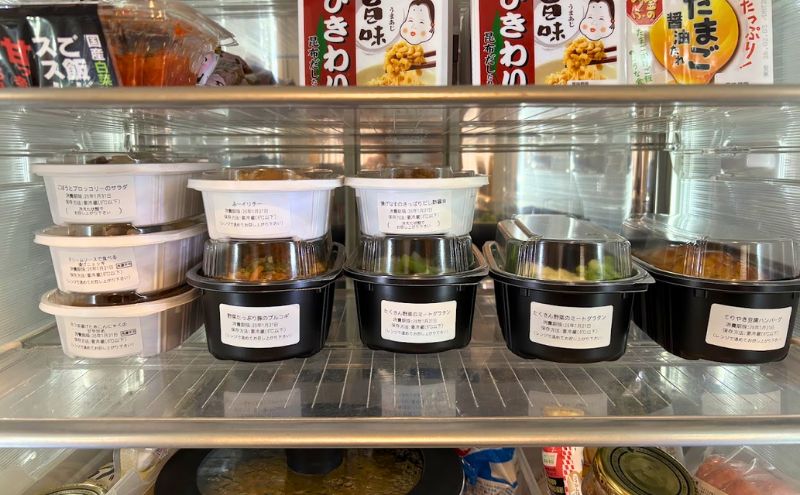 つくりおき.jpの冷蔵庫保管イメージ