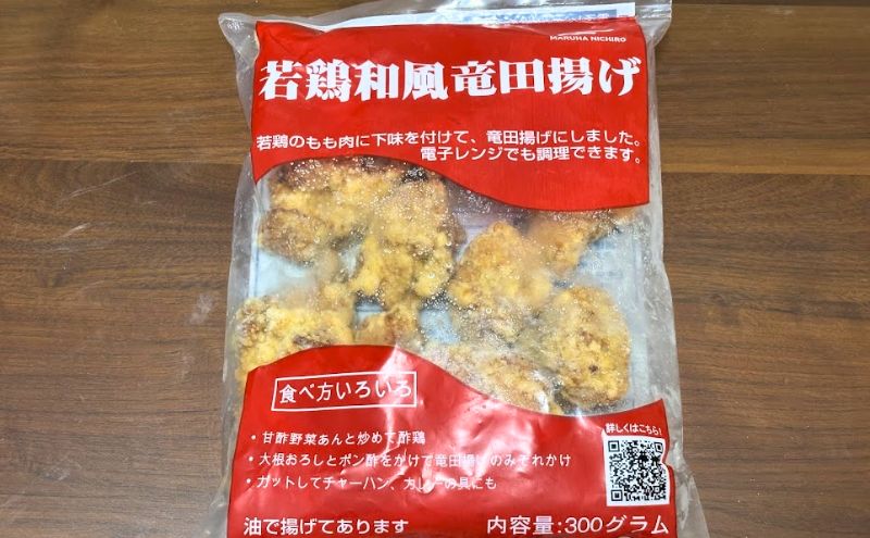 コープデリ500円お試しセット>竜田揚げ:パッケージ