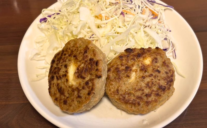 コープデリ500円お試しセット>チーズハンバーグ