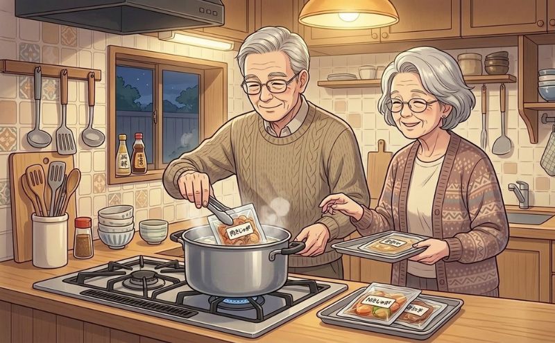 離れて暮らす家族に食事を届けたい方