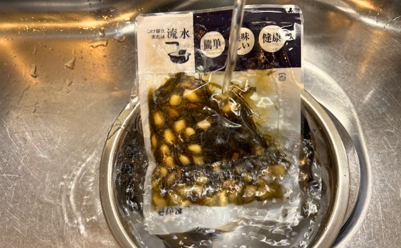 わんまいる健幸ディナーを流水解凍