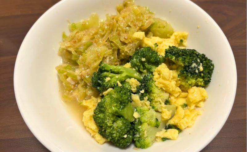 わんまいる健幸ディナー>5食目:桜島鶏のチリソース:サラダ