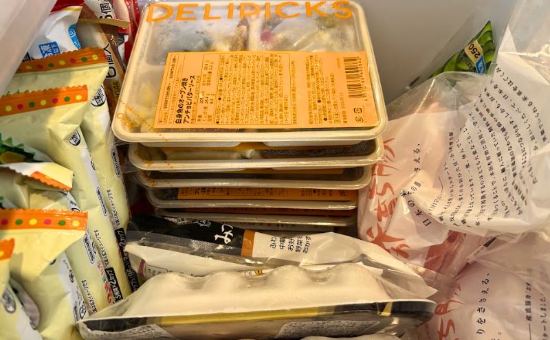 デリピックスの宅配食メニューの一例