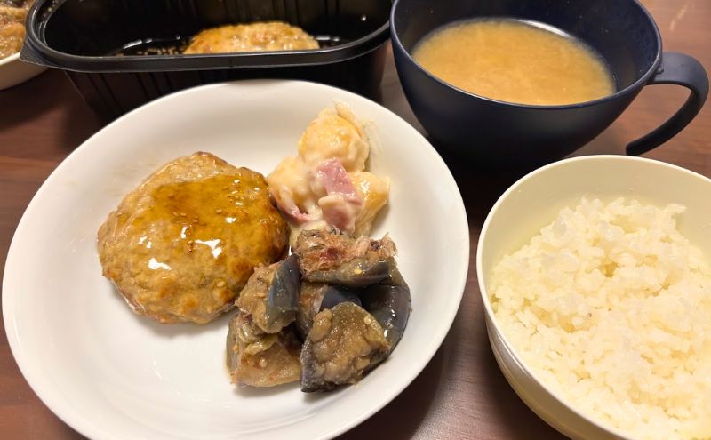 ツクリオの冷蔵惣菜の盛り付け例