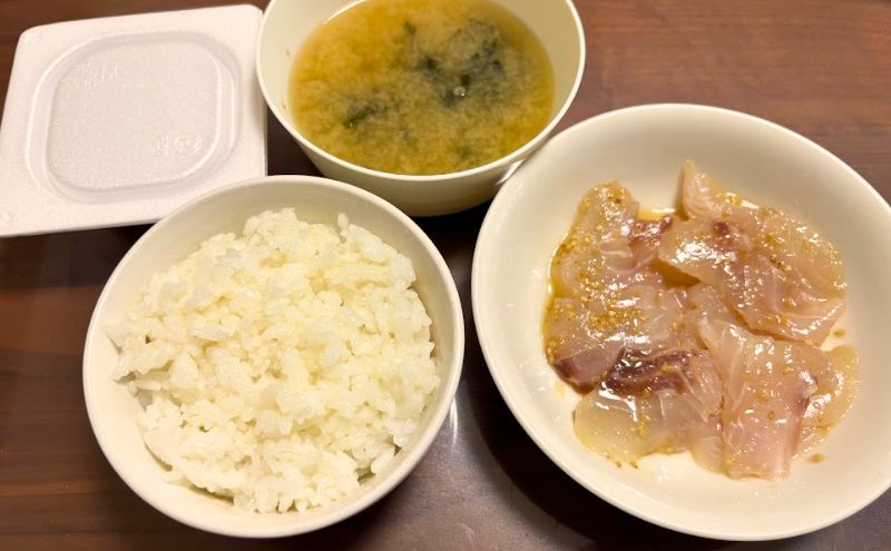 フィシュルの冷凍魚惣菜の盛り付け例