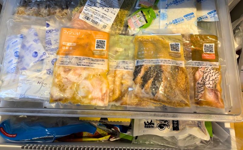フィシュルの宅配食メニューの一例
