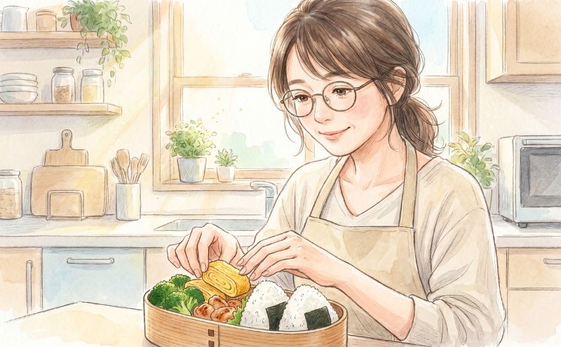 料理が嫌いでも毎日作る、毎日同じメニューのお弁当