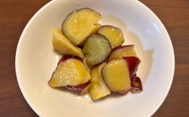 フィットディッシュのさつまいものレモン煮のパッケージ