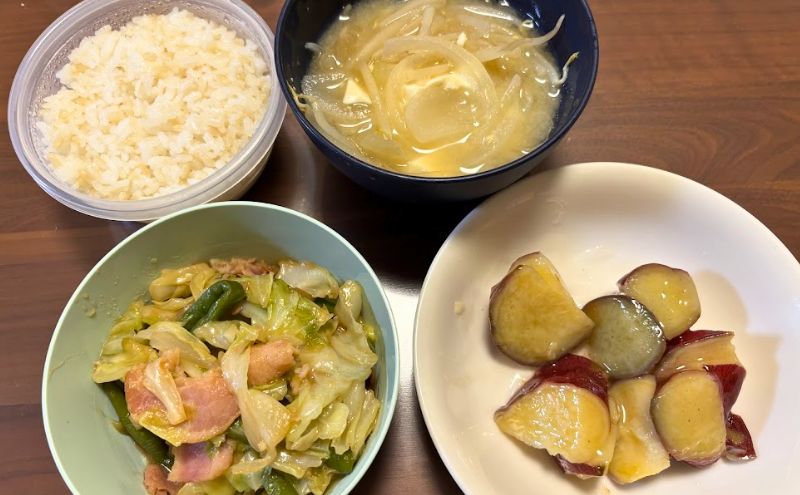 フィットディッシュのさつまいものレモン煮の中身