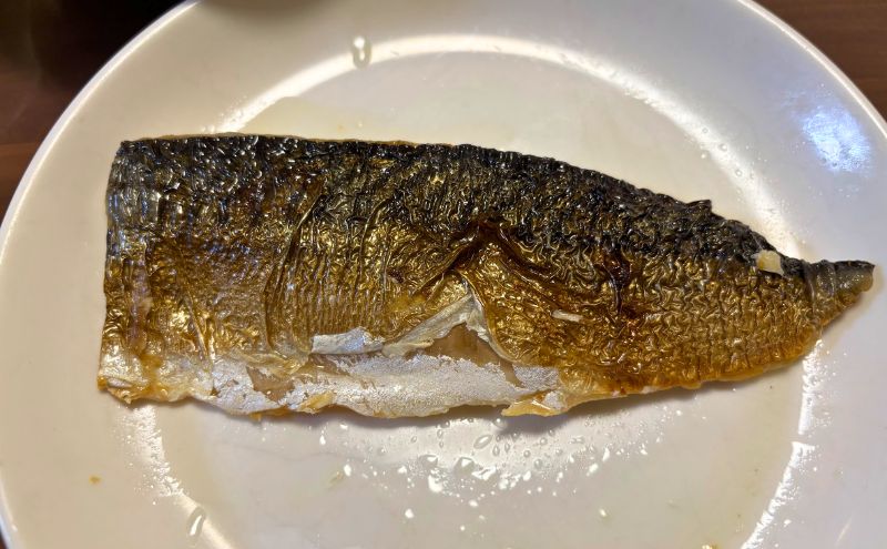 フィットディッシュのさばの塩焼きのパッケージ