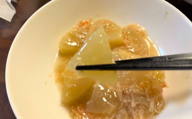 フィットディッシュの大根の中華風あんかけの中身