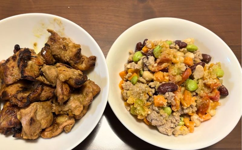 シェフの無添つくりおき:タンドリーチキンとサルササラダで一食分