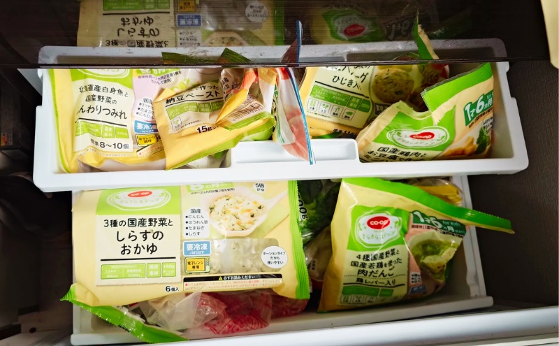 冷凍庫の中
