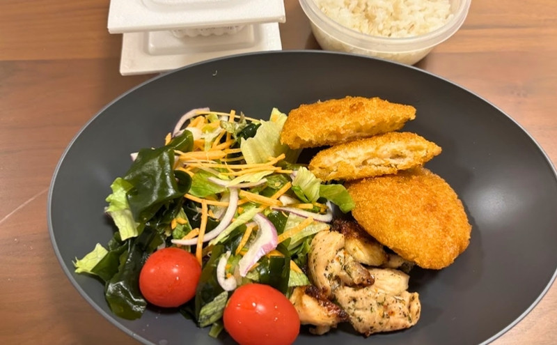 コープデリ洋食グルメセット>えびかつ:夕食