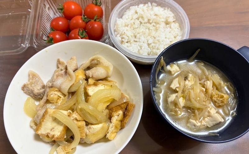 産直豚バラ切落し(夕食に)